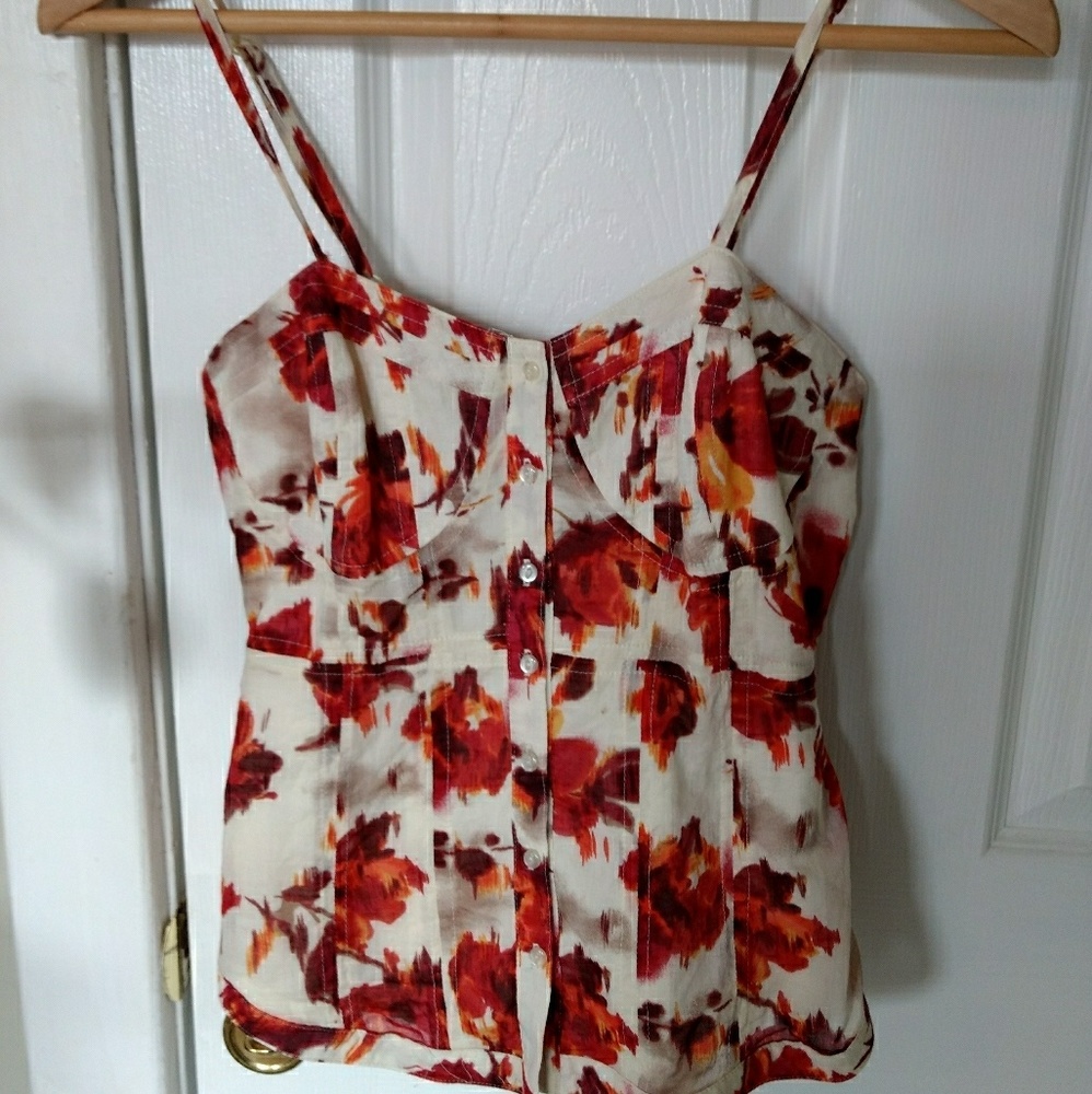 Floral Button Down Cami
